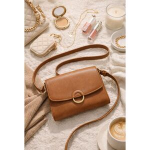 Y2K Brown Crossbody Purse Universal Thread Vegan Mini Bag